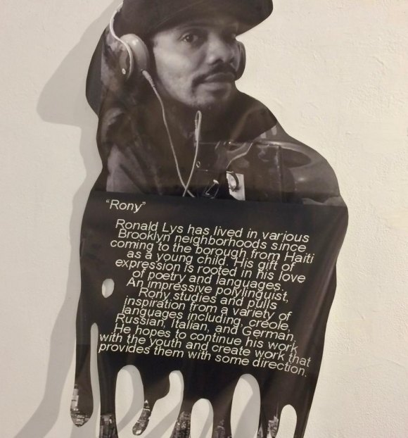 Roosevelt Island Year in Pictures, 2018: Part One Slam Poet Rony Lys brought his artwork to Gallery RIVAA in a group show featuring creative minds from Coler Rehabilitation.